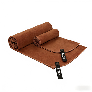 Serviette de sport en microfibre avec logo personnalisé, séchage rapide, anti-transpiration, haute absorption pour la gym, le fitness, le yoga, la course à pied - Product Image 2