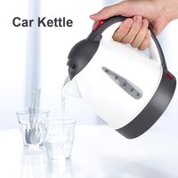 Bouilloire électrique portable pour voiture, idéale pour les voyages, chauffe-eau pour allume-cigare, bouilloire à thé et café avec arrêt automatique