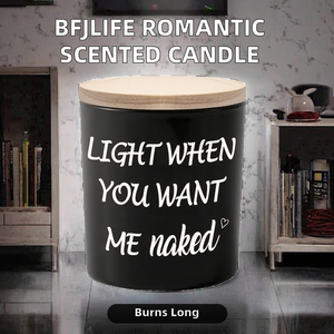 Vela de Cera de Soja Ecológica, Romántica y Divertida para Hombre, con Aroma Afrutado, para Navidad, Pascua, Aniversario, Día de San Valentín - Product Image 2