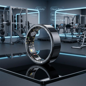 Bague connectée personnalisée pour le suivi de la santé, étanche IP68, en acier inoxydable, moniteur de fréquence cardiaque et de sommeil, bague intelligente IA pour hommes et femmes - Product Image 1