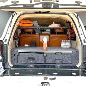 ระบบลิ้นชักแบบโมดูลาร์พร้อมฝาปิดแบบโรลเลอร์สำหรับ Lexus LX570 และ LC200 ซีรีส์ แลนด์ครุยเซอร์ ชุดลิ้นชักครบชุดพร้อมรางเลื่อน - Product Image 1