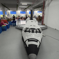 Avion gonflable géant, navette spatiale, modèle de vaisseau spatial pour activité sur le thème de l'espace, exposition de musée scientifique, autres événements