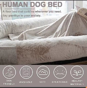 Beliebte Mode Großer Komfort Flauschiges warmes rutsch festes menschliches Hundes ofa - Product Image 3