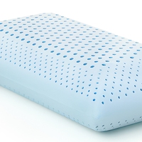 Boyun desteği için yıkanabilir yastık kılıfı havalandırmalı Almohada ile Modern katı desen bellek köpük jel yatak yastık