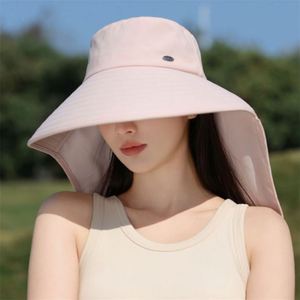 Chapeau de soleil anti-UV pour femme, idéal pour l'été, l'escalade, les sports, avec une grande visière, chapeau de pêcheur - Product Image 5