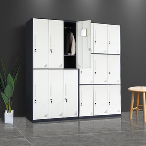 Armario de acero moderno de gran capacidad, tamaño personalizado para oficina o cocina, armario de hierro para almacenamiento de ropa - Product Image 4