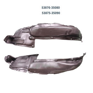 Revestimiento Interior de Guardabarros para Toyota Hilux 2001-2005, Delantero, Plástico Negro, Pieza de Repuesto Ty66071 - Product Image 3