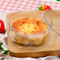 Boîtes d'emballage alimentaire en PS transparent moulé par injection personnalisées en gros, contenants pour desserts, biscuits, chocolat, gâteaux, bonbons