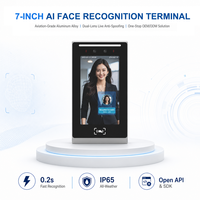 Mesin Absensi Biometrik Profesional Pemindai Pengenal Tahan Air IP65 untuk Pintu Masuk Turnstile
