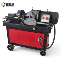 Machine à roulage de filetage stable de type lame BTS pour barres d'armature, vente chaude, pour barres d'acier de 12 mm à 40 mm, machine à roulage de têtes de filières