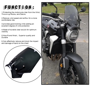 Deflector de viento para parabrisas de coche, accesorios para <span class=keywords><strong>Honda</strong></span> CB1000R, 2018, 2019, <span class=keywords><strong>2020</strong></span>, 2021, CB650R, con soporte <span class=keywords><strong>CB</strong></span> <span class=keywords><strong>650</strong></span>, 1000 R - Product Image 4