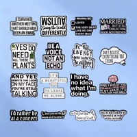 Pin de esmalte al por mayor con citas divertidas para el trabajo: No sé qué estoy haciendo. Insignia de actitud de vida y autodivulgación. Regalo.