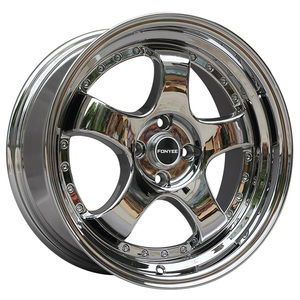 ล้อแม็กซ์ Fonyee สำหรับ SSR Chrome <span class=keywords><strong>5</strong></span> ก้าน <span class=keywords><strong>5</strong></span> รู ขนาด <span class=keywords><strong>14</strong></span> 15 17 18 นิ้ว 4x100/114.3 5x100/114.3/120 สำหรับรถยนต์ - Product Image 1