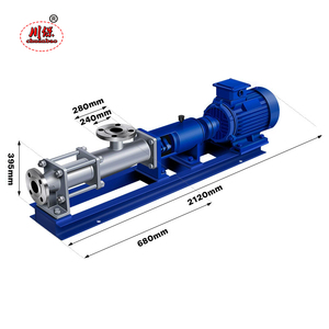 Pompe à vis simple <span class=keywords><strong>de</strong></span> type G, en acier inoxydable, haute pression - Product Image 1