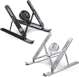 Máy Tính Xách Tay Làm Mát Đứng 7-Cấp Độ Có Thể Điều Chỉnh Máy Tính Xách Tay Fan Đứng Nhôm Riser Máy Tính Xách Tay Chủ Cho Bàn Tương Thích Với 9 "-17.3" - Product Image 1
