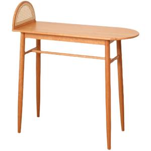 Juego de Mesa y Sillas de Bar de Madera Maciza Nórdica, Mesa Alta Ovalada de Madera de Cerezo, Mini Barra de Estilo Japonés para Comedor - Product Image 5