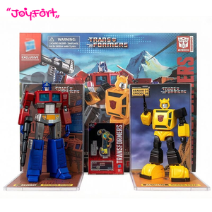 YOLOPARK <span class=keywords><strong>Transformers</strong></span> G1 Optimus <span class=keywords><strong>Prime</strong></span> & <span class=keywords><strong>Bumblebee</strong></span> Set 16-20cm Kit de Modélisme Figurine d'Action à Assembler Jouet de Collection pour Fans & Enfants - Product Image 1