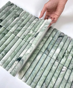 Travertine dải đá cẩm thạch khảm đá cẩm thạch tự nhiên Tường Bảng điều khiển Kit Kat gạch đường cong rãnh đá cẩm thạch khảm travertine khảm - Product Image 2