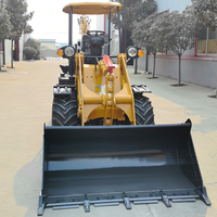 Mini Backhoe Wheel Loader Murah HD 4x4 Mesin Diesel Pompa Traktor Pertanian Dapat Diderek Sistem Hidrolik Penuh Bersertifikasi CE Garansi 1 Tahun