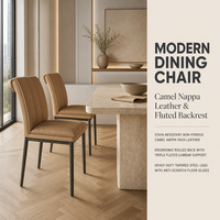 Chaise de salle à manger italienne légère et luxueuse en cuir pour la maison, moderne, simple, hôtel, table à manger commerciale, chaise à dossier