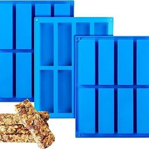 แม่พิมพ์<span class=keywords><strong>เค้ก</strong></span>ซิลิโคน DIY ทนความร้อนสูง สำหรับอบกราโนล่าบาร์ 8 ช่อง ทำสบู่แฮนด์เมด แบบอบ - Product Image 3
