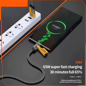 Nhà Máy 6A Loại C siêu nhanh sạc cáp PD 65W USB <span class=keywords><strong>4</strong></span> Trong 1 chuyển đổi sạc cáp - Product Image 6