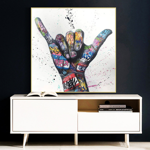 <span class=keywords><strong>Graffiti</strong></span> Art <span class=keywords><strong>toile</strong></span> peinture inspirante affiches et impressions sur le mur Art photo pour salon décor - Product Image 1