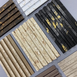 Décoration intérieure moderne de luxe, installation facile, persiennes, panneau mural en PS, couleur personnalisée, grille imperméable en bambou - Product Image 2