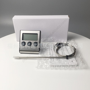 Termómetro de Alimentos con Alarma DD1069, Temporizador con Retroiluminación, Temporizador de Cocina para Hornear y Asar, Resistente al Agua, Digital, para Carne - Product Image 3