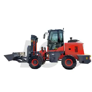 Off Road Forklift Price 3.5ton Multifunctional Rough Terrain Forklift Outdoor Use Diesel Forklifts