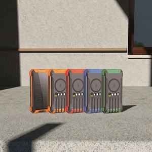 Banco de Energía Solar Multifuncional Personalizado de 20000mAh, Gran Capacidad, Resistente al Agua - Product Image 1
