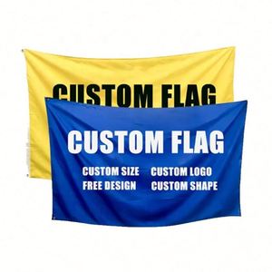 Drapeau personnalisé de haute qualité en polyester, double face, sublimation, toutes tailles, toutes couleurs, pour l'extérieur, pour tous les pays - Product Image 1
