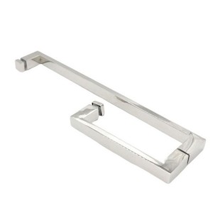 Arno Sliding Door Handle 304 Stainless Steel Square Tube Easy Installation Door <b>Hardware</b> - Product Image 1
