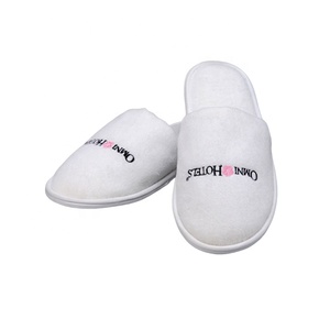 Pantoufles pour hôtel, chaussons <span class=keywords><strong>chinois</strong></span> en <span class=keywords><strong>velours</strong></span> de soie brodé, à bout fermé, nouvelle collection - Product Image 3