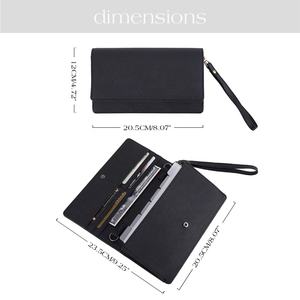 Hongbo Bestseller 7-Farben bereit kleine Saffiano Leder Zippy Budget Binder Brieftasche als Büro Geschenk für Bargeld Organisation - Product Image 4