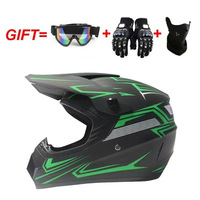 Casque de motocross pour adultes unisexe rose intégral avec lunettes, gants et cache-cou offerts, pour toutes les saisons