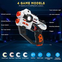 DWI Dowellin Laser Gun Toy BattleGame and Shoot Projector avec Cartoon Tir Target Game Machine Jouets pour enfants