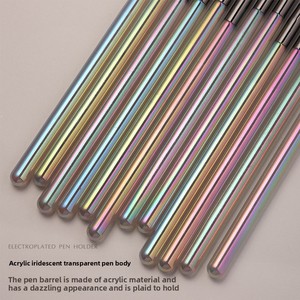 Pinceau à ongles en fibres synthétiques, pointe fine pour le dessin de lignes de précision, gel micron, manucure - Product Image 4