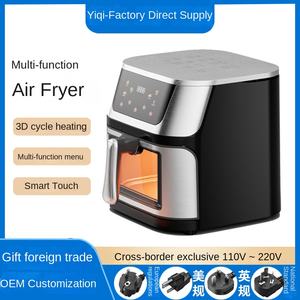 <b>Smart</b> Home 10.1-20L Electric <b>Air</b> <b>Fryer</b> Large Capacity Digital Display Screen Manual Control Stainless Steel RV US Plug - Product Image 2