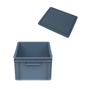 Eu4320 phong cách rắn PP nhựa Crate-<span class=keywords><strong>Stackable</strong></span> hậu cần lưu trữ và vận chuyển hộp - Product Image 2