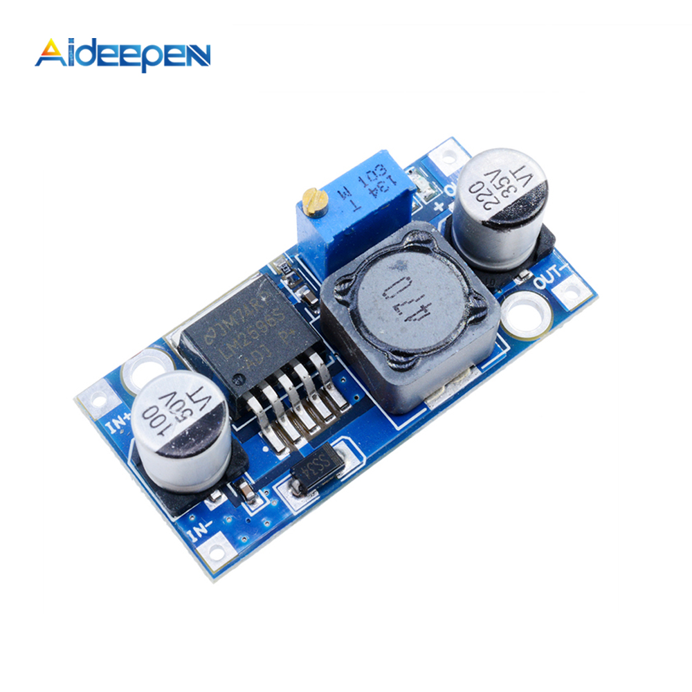 DC-DC модуль ldo понижающего преобразователя постоянного тока с LM2596 3,2 V-40V до 1,25 V-35V Регулируемый мощности регулятор напряжения понижающий трансформатор