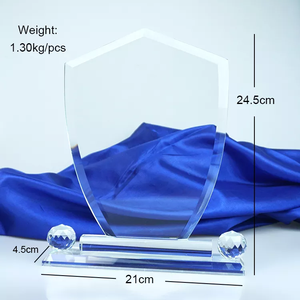 Trofeo de Cristal K9 en Blanco para Premios, Personalizado con Diseño Grabado, Base Dorada, Ideal para Regalos, de Honor Pujiang Wholesale - Product Image 6