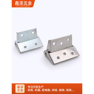 Bisagra de resorte de cierre automático Xinluan para puerta de armario de caja de distribución, herrajes industriales de retorno automático - Product Image 4