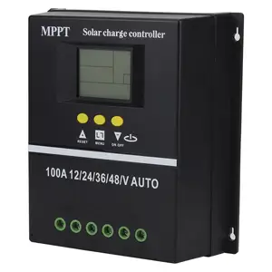 منظمات YONGFA MPPT 100ASolar PV للطاقة الشمسية 4000 وات وحدة تحكم شحن طاقة شمسية 12 فولت / 24 فولت / 36 فولت / 48 فولت مع USB