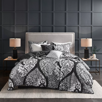 Offre Spéciale ensembles de literie de luxe confortables personnalisés en microfibre quatre pièces avec linge de lit