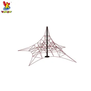 Corda Piramide Parco Giochi All'aperto Spider Web Per Il Fitness Corda Parco Giochi