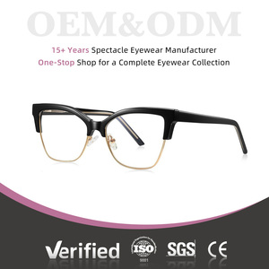 Montures de lunettes en métal durables anti-lumière bleue pour distributeurs mondiaux, avec <span class=keywords><strong>prix</strong></span> direct usine et support qualité - Product Image 1