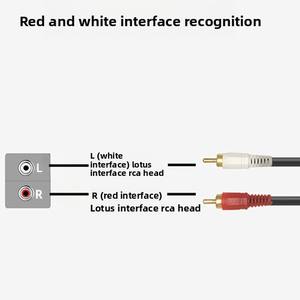 Nhà Máy Giá 1.5M mạ vàng 2RCA nam đến <span class=keywords><strong>2</strong></span> RCA nam Composite âm thanh video AV RCA cáp âm thanh xe hơi cho DVD TV CD âm thanh - Product Image 4