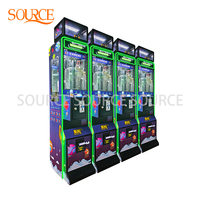 Máquina de garras LED personalizada SOURCE operada con monedas, juego de grúa arcade, máquina expendedora de juguetes y regalos para centros comerciales