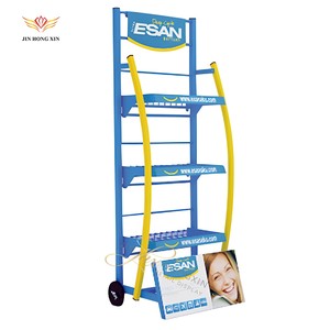 Tầng thường vụ lubes Giá kim loại bôi trơn Kệ khuyến mại dầu động cơ hiển thị đứng - Product Image 2